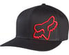 Image 1 for Fox Racing Flex 45 Flexfit Hat (Black/Red)